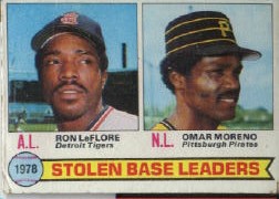 1979 Topps Baseball Cards      004      Ron LeFlore/Omar Moreno LL